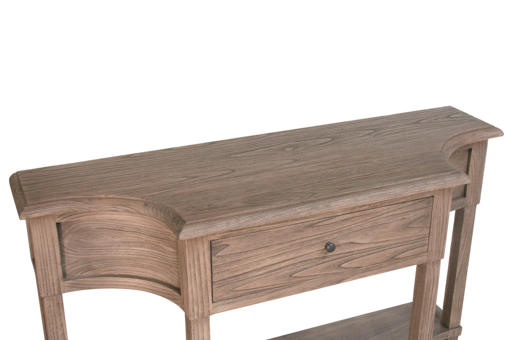 120cm Sofia Sofa Table – Rustic Brown