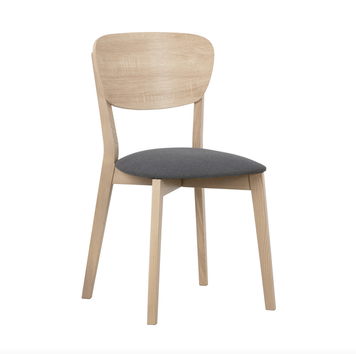 Enzo Oak Curved Dining Chair