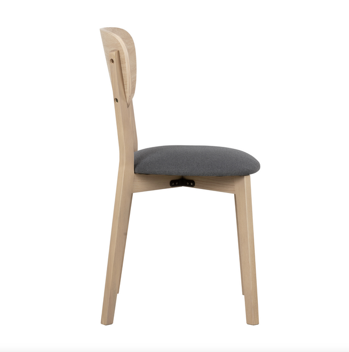 Enzo Oak Curved Dining Chair