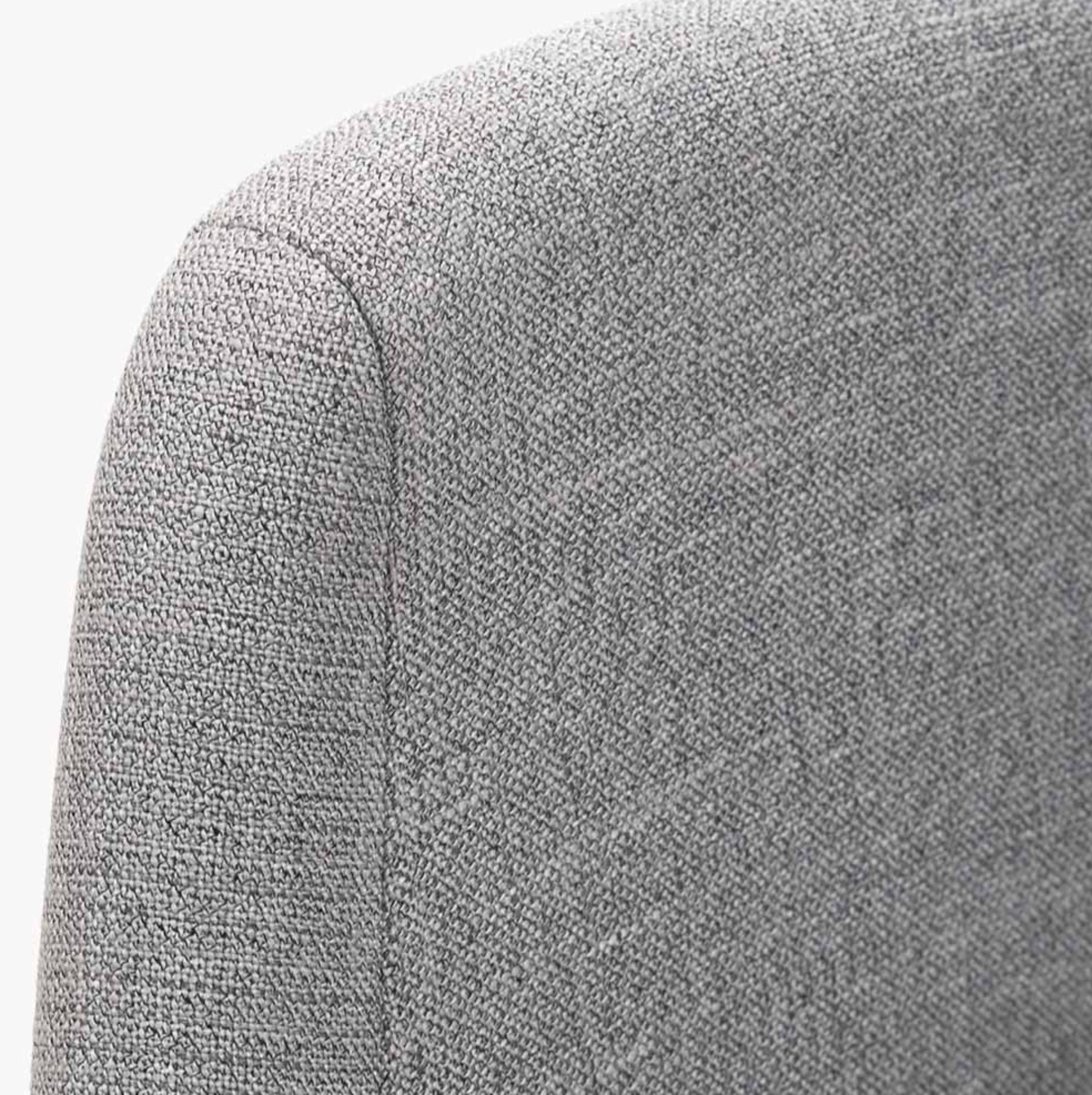 Olly Grey Linen Mix and Black Metal Carver Dining Chair