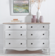 Amelie 6 Drawer Wide Chest
