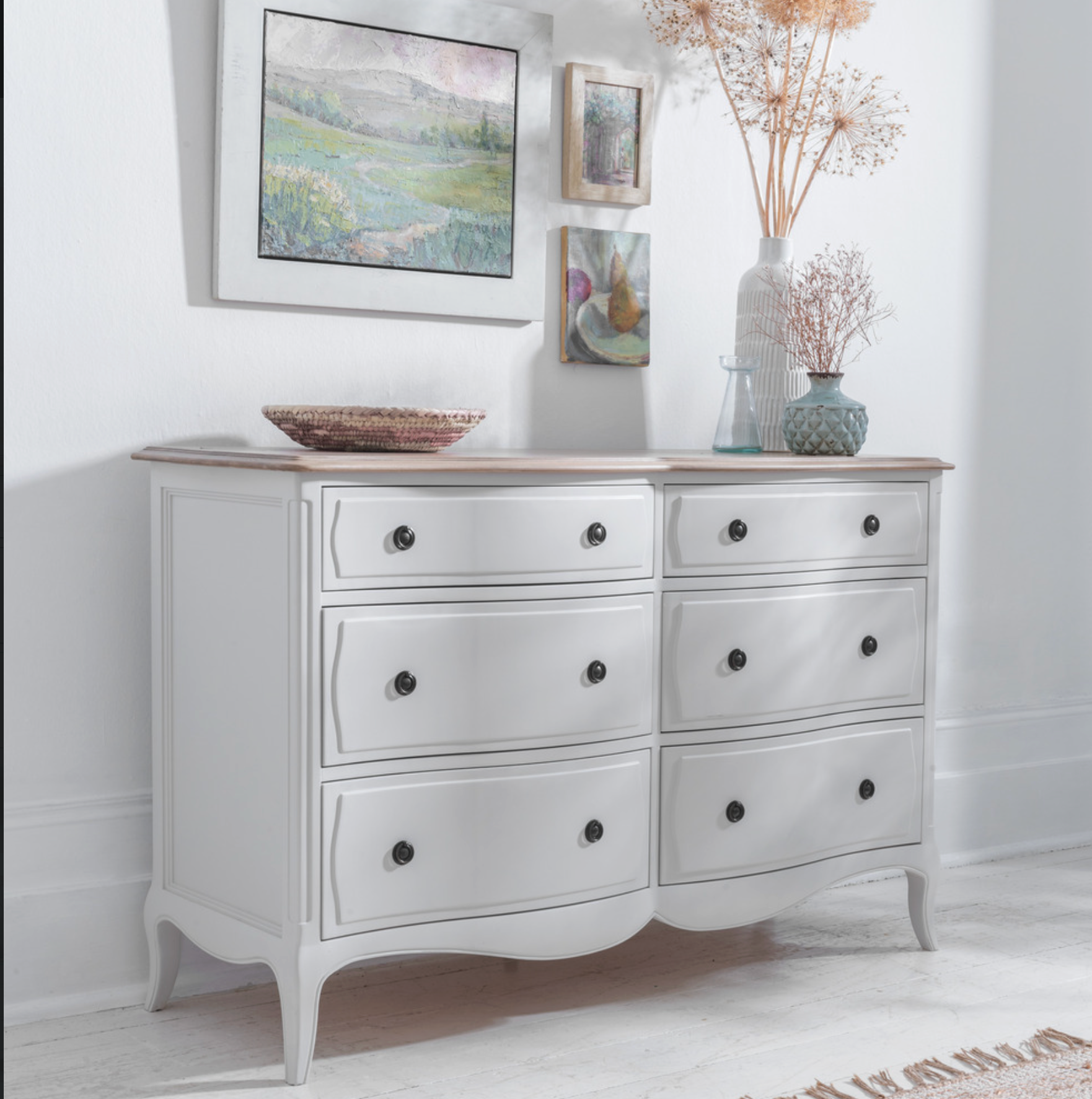 Amelie 6 Drawer Wide Chest