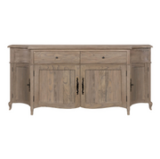 Sofia 4 Door Sideboard – Rustic oak