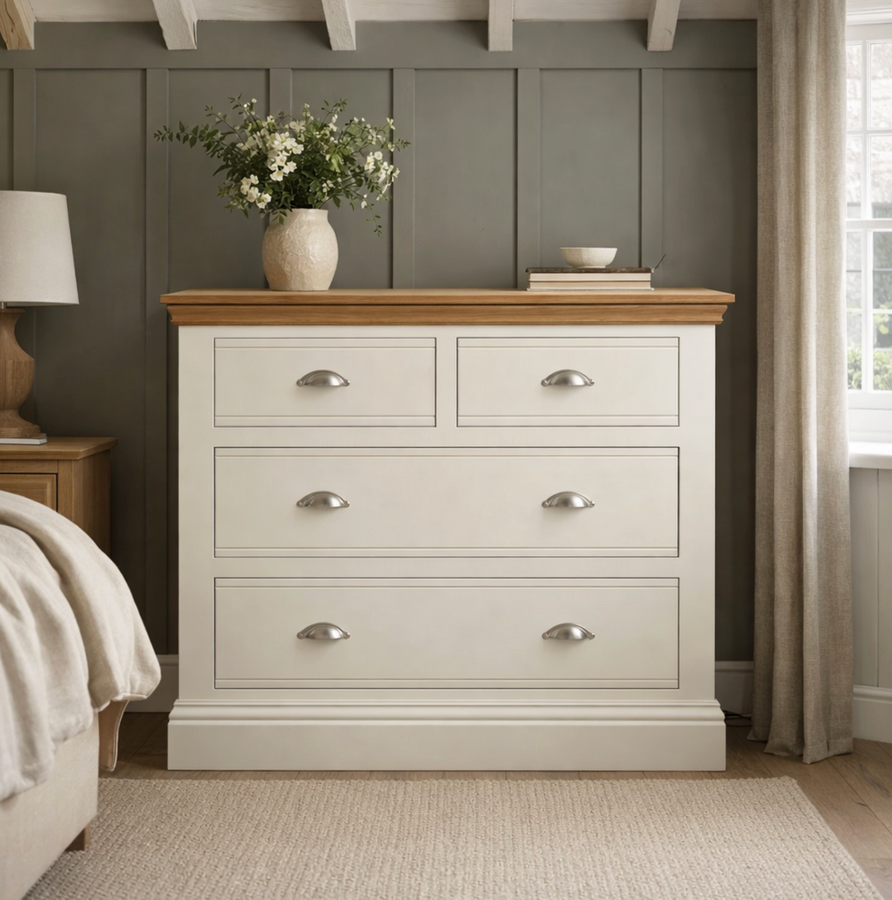 New England 2/2 Chest with soft close drawers