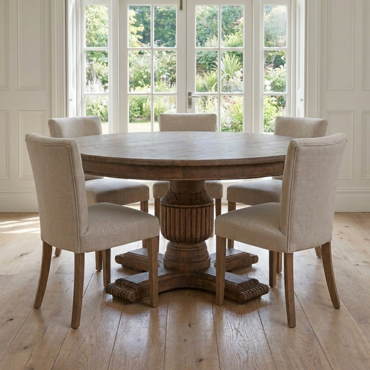 140cm Sofia Round Dining Table – hopofurniture