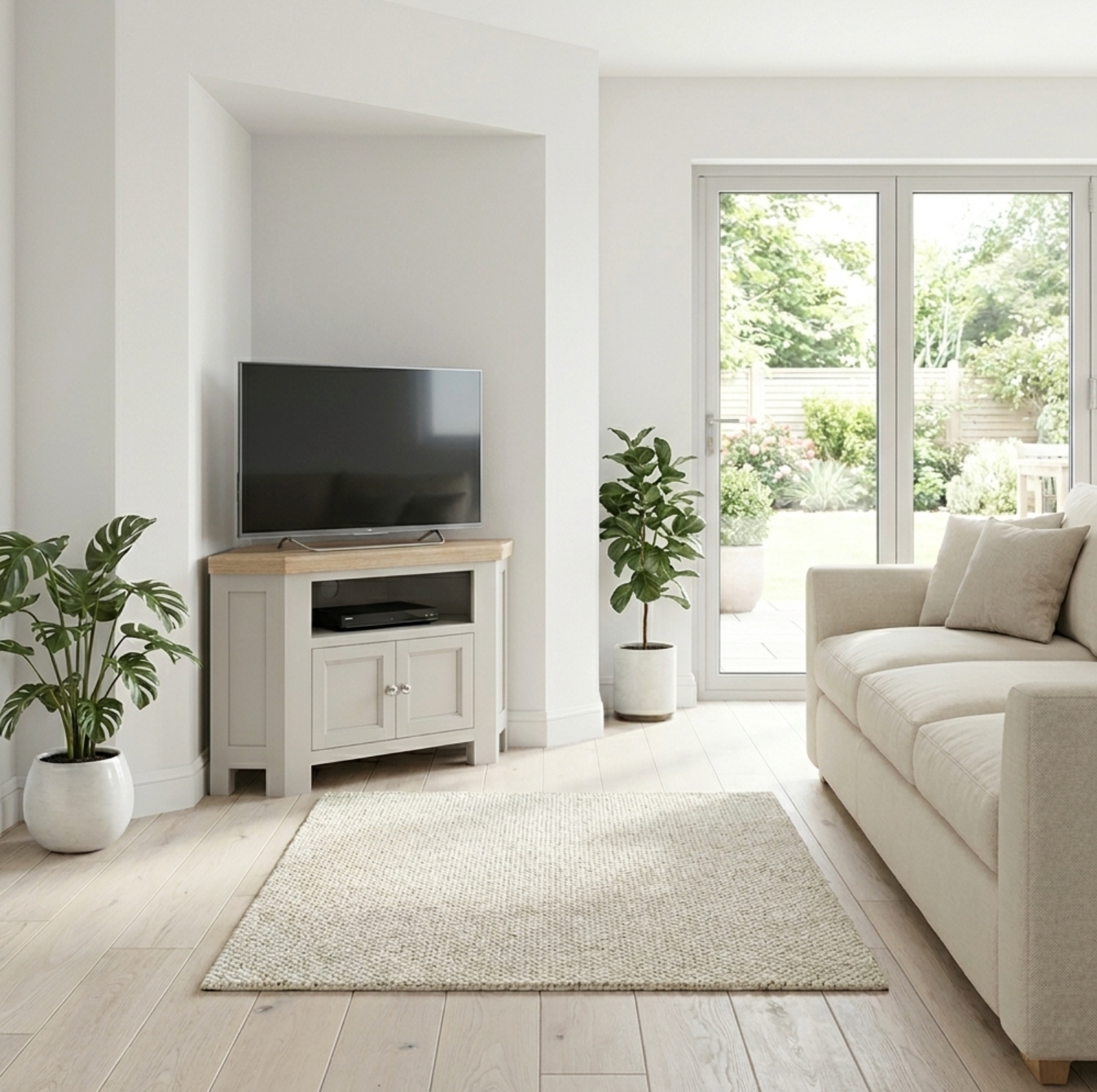 Salcombe corner tv unit