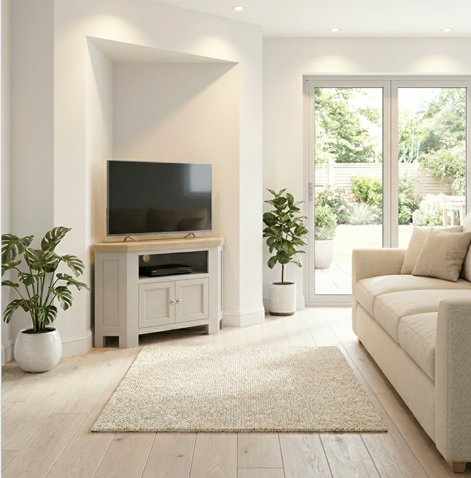 Salcombe corner tv unit