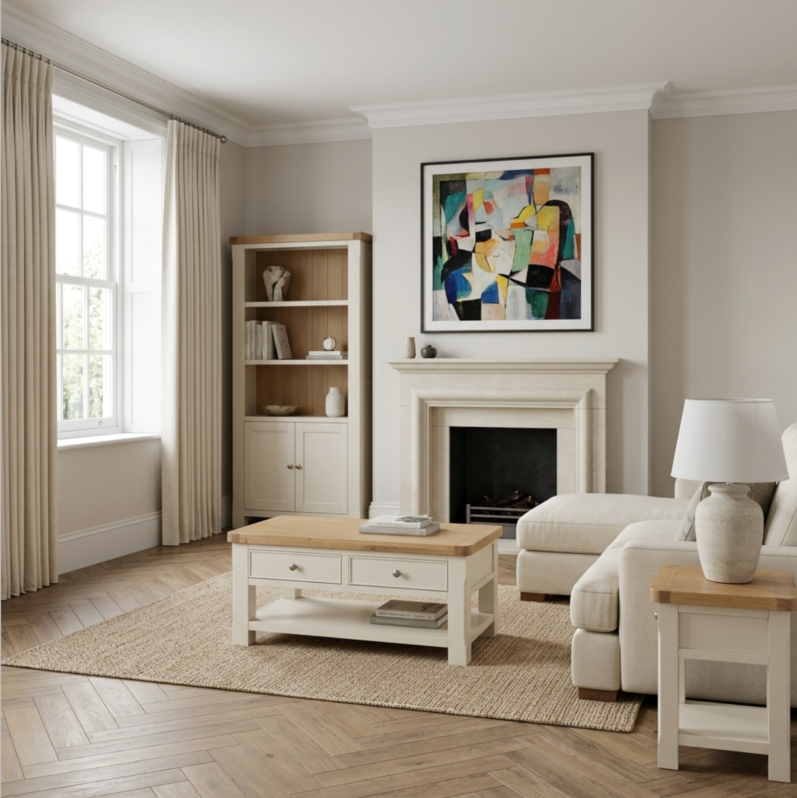 Burford Country Painted Oak Collection