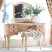 Limoges Natural French Dressing Table