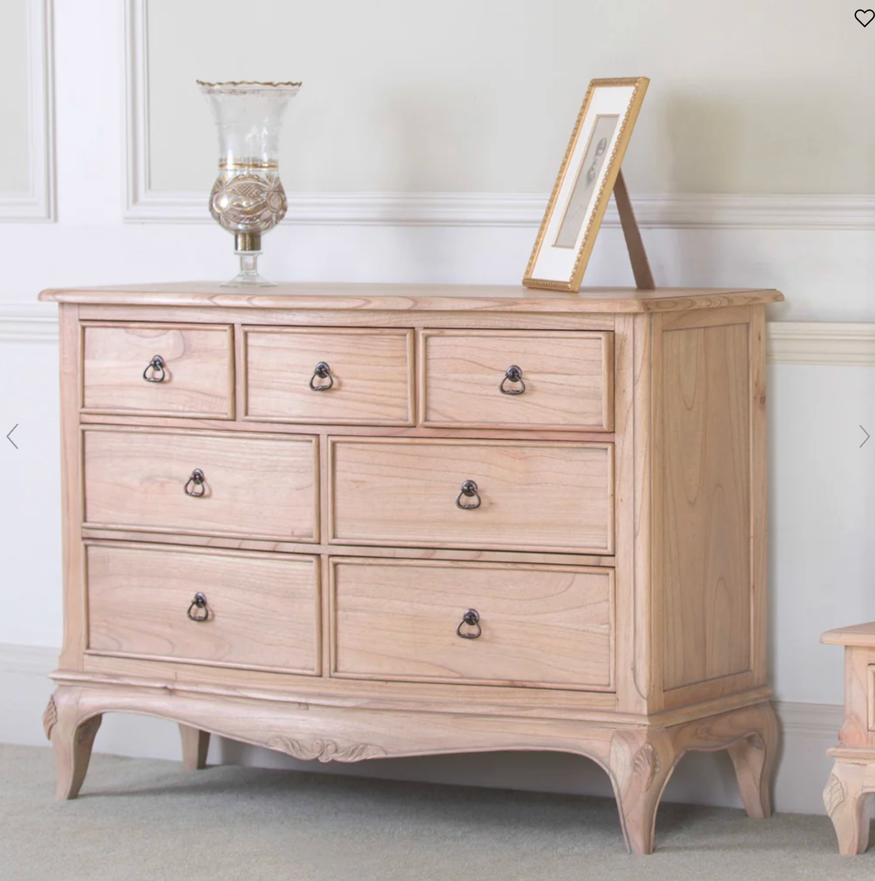 Limoges French Style 8 Drawer Tall Chest