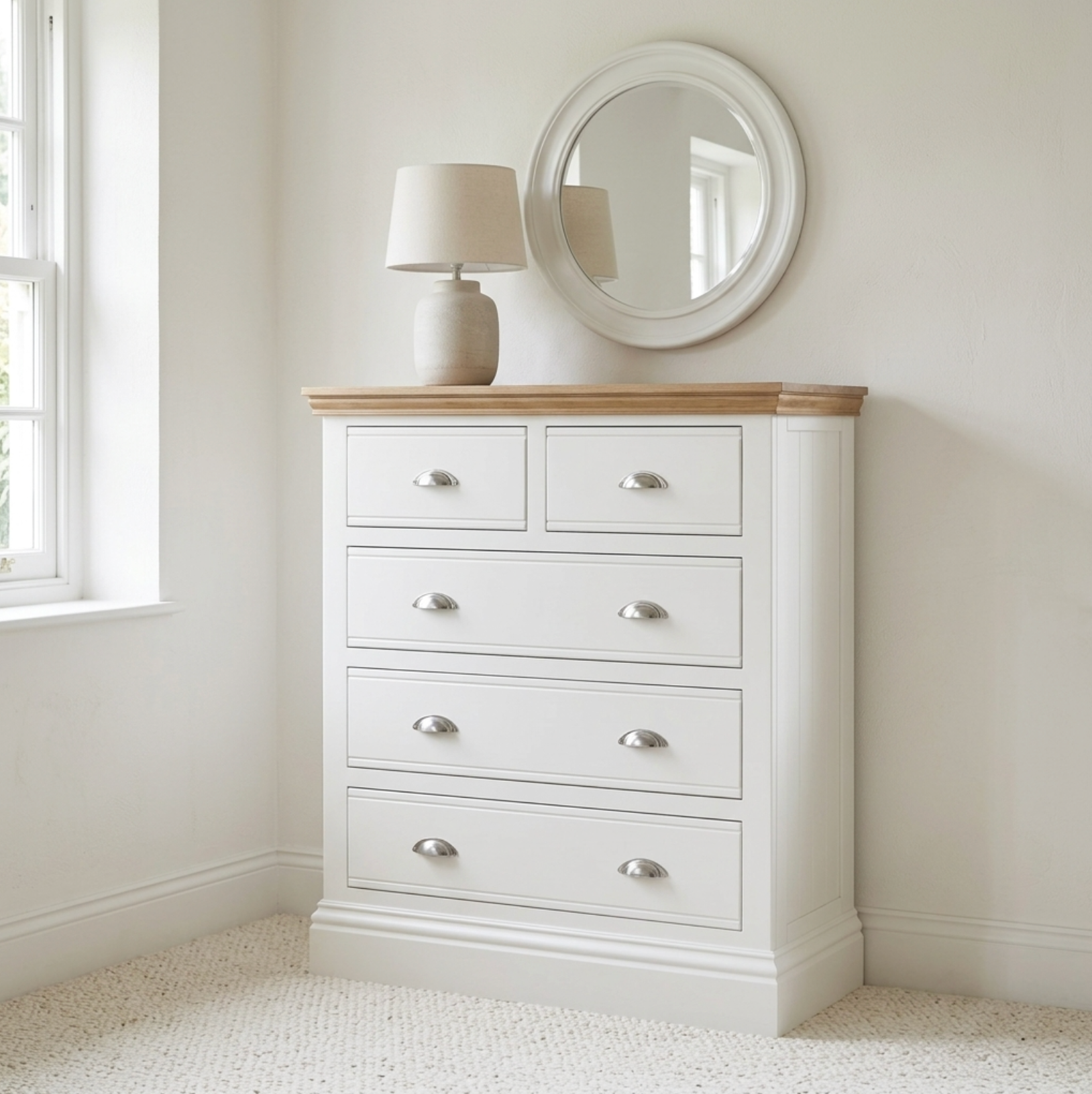 New England Painted 2/3 Chest
