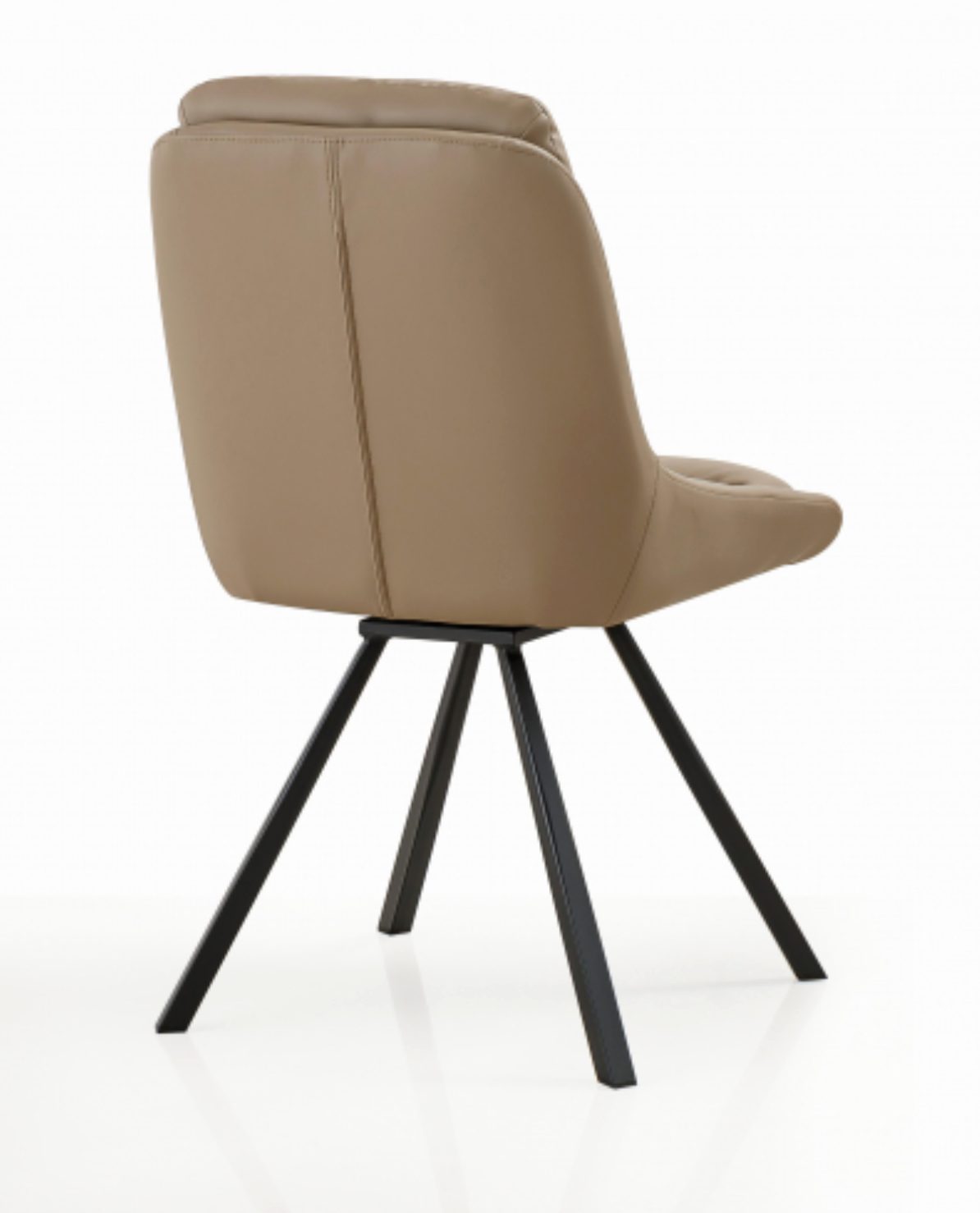 Arnhem Leather Effect Mink Dining Chair