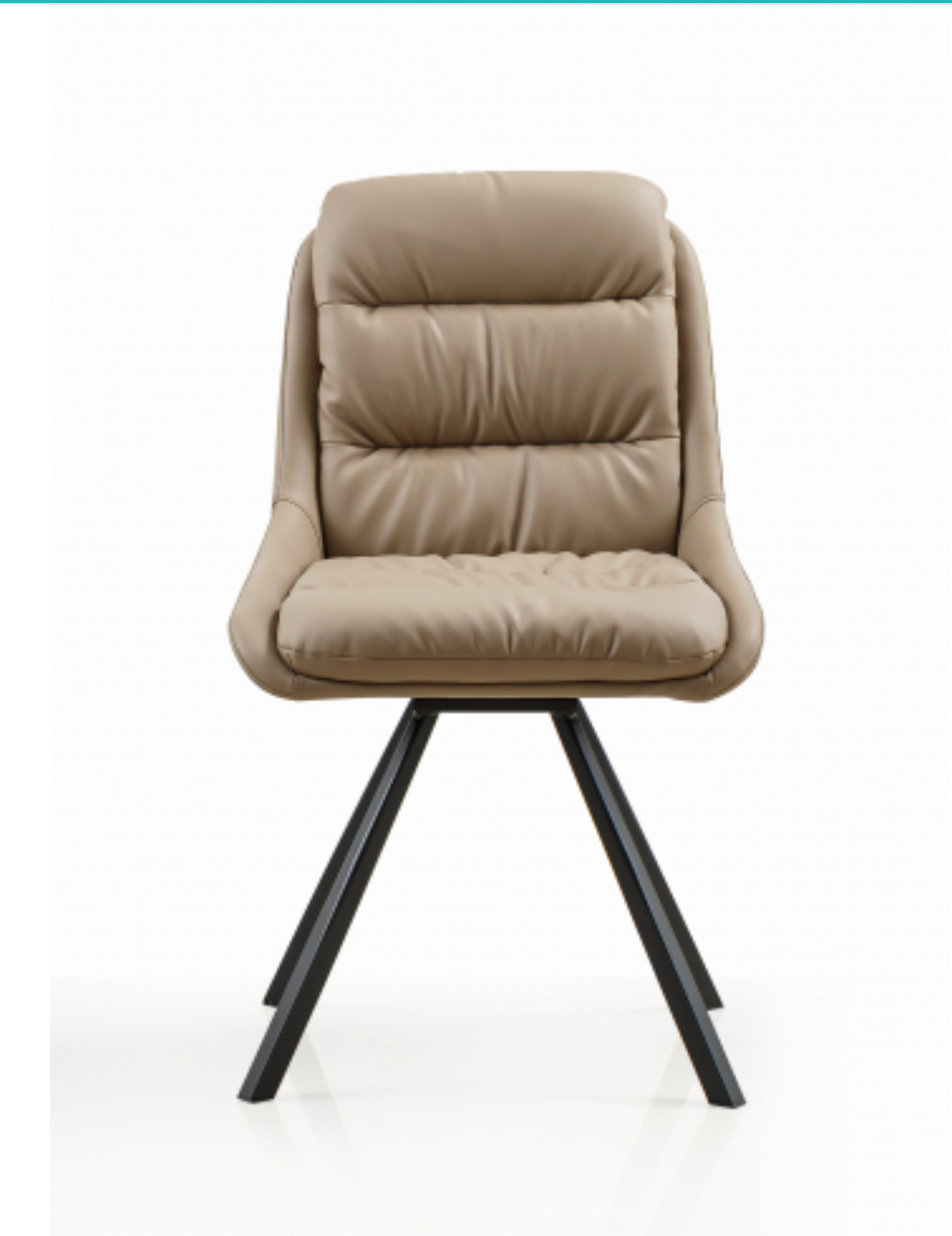 Arnhem Leather Effect Mink Dining Chair