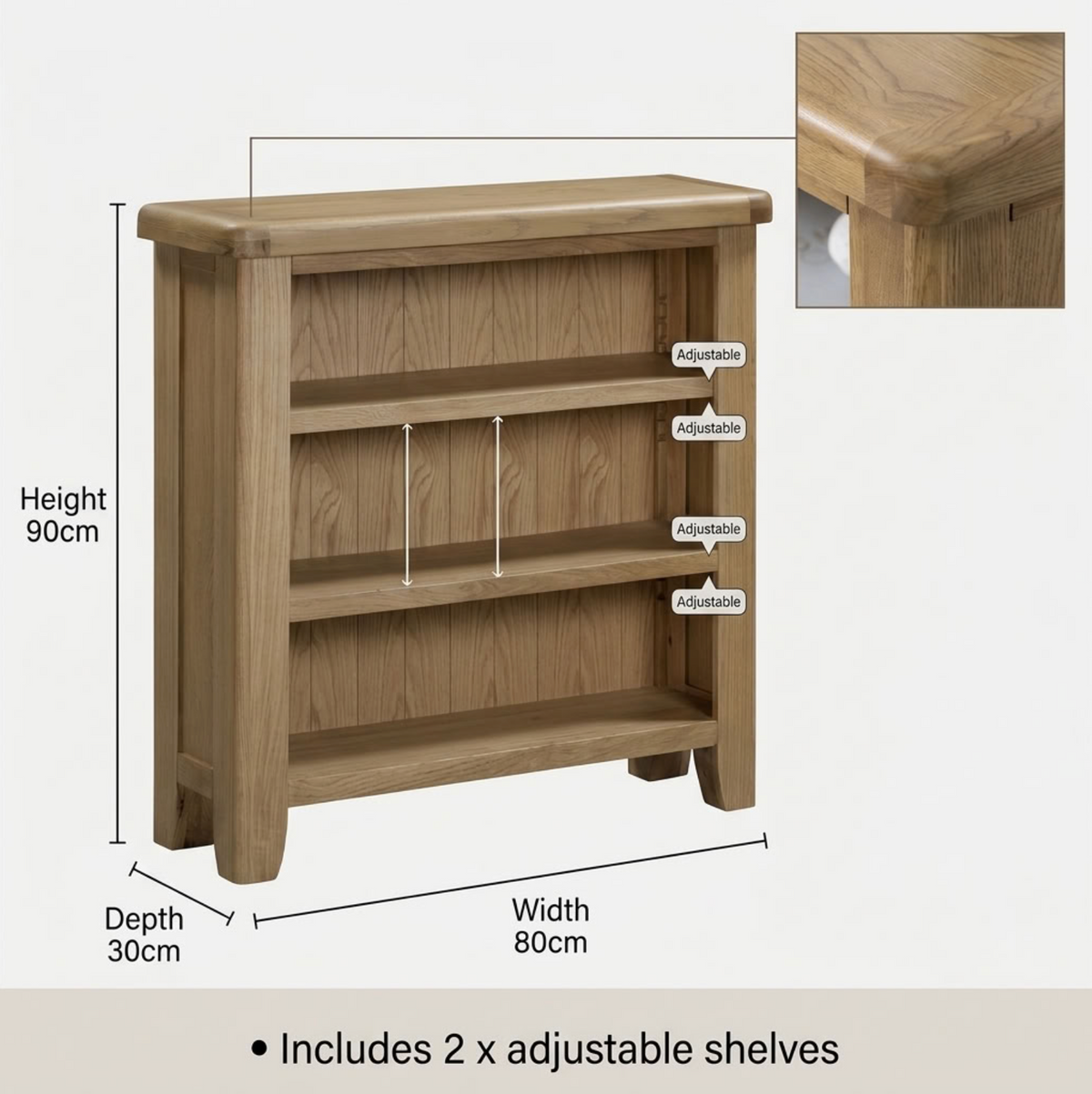 Bespoke Tewksbury bookcase