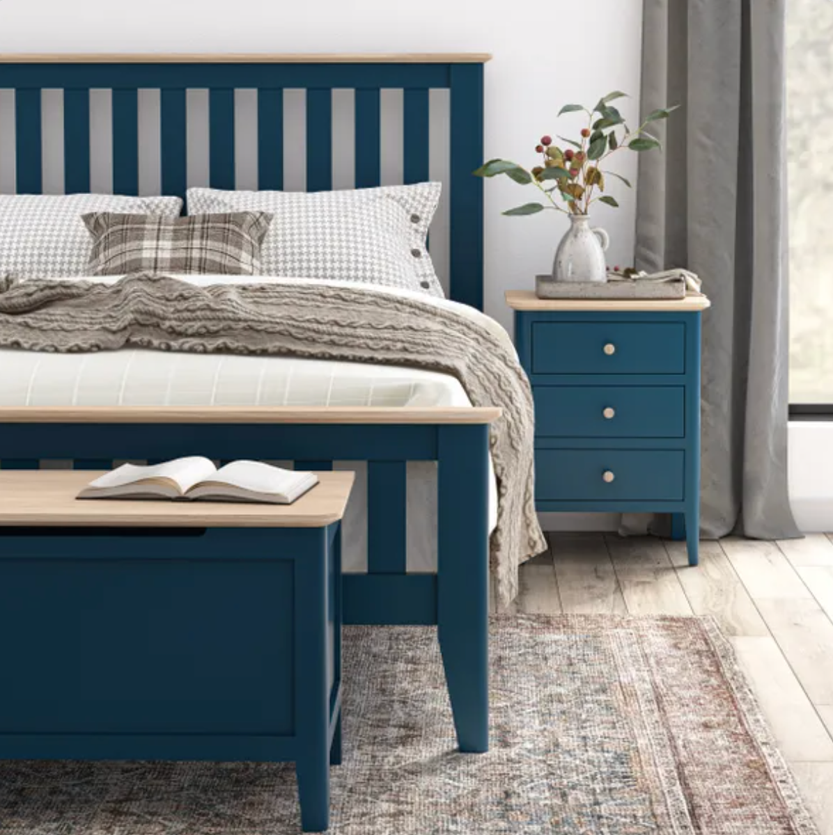 Marlow 3 Drawer Bedside