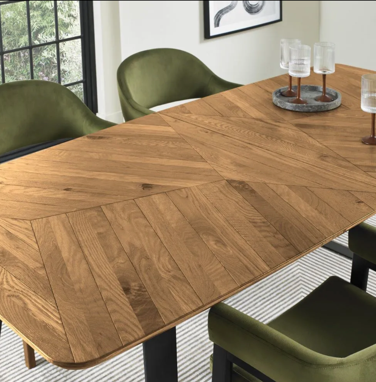 Emerson  4-6 Seater Extension Dining Table