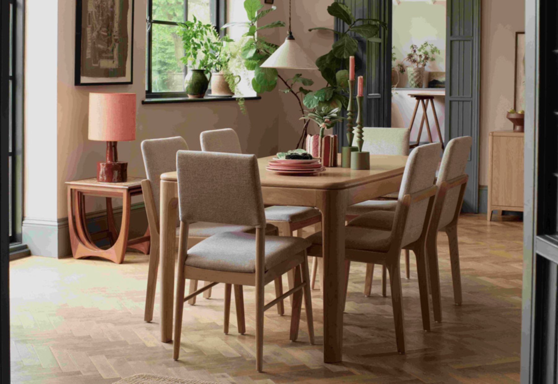 Maddison UPHOLSTERED DINING CHAIR (WITHOUT STRETCHER) New !!