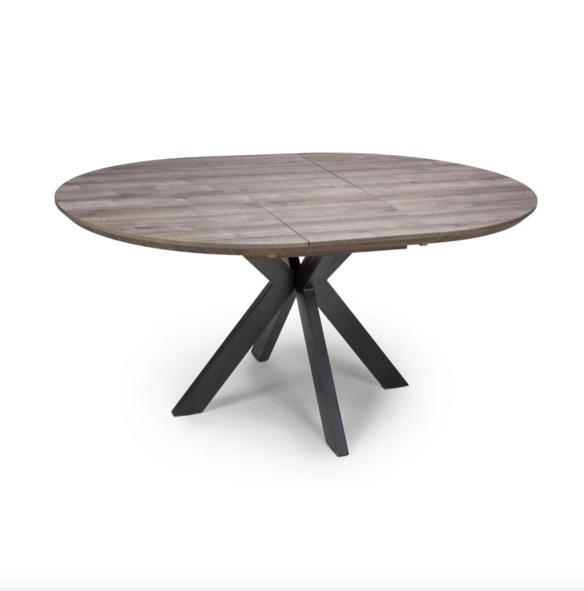 MANHATTAN  EXTENDING ROUND DINING TABLE With Smart tops (Grey)
