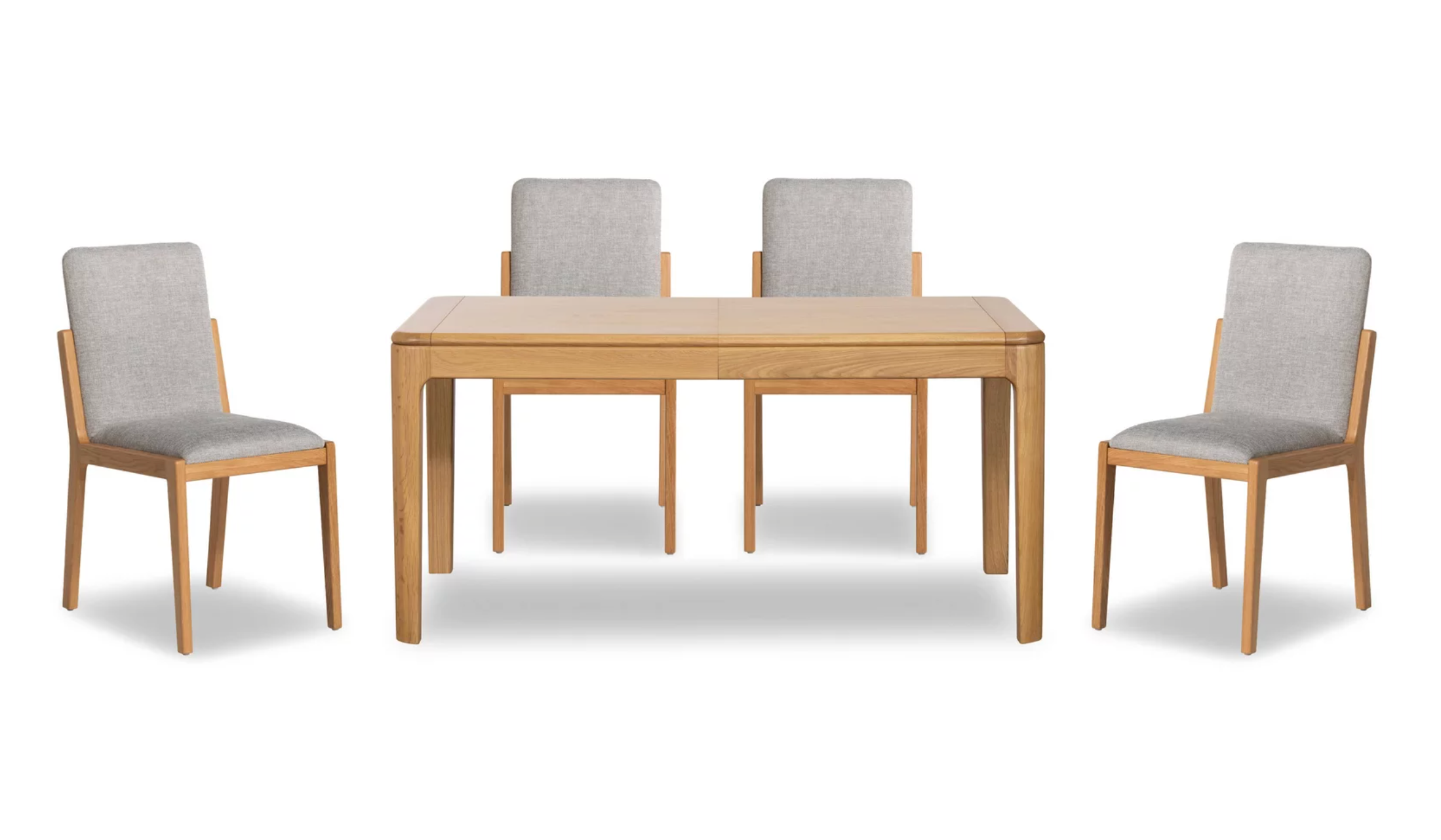 G-PLAN MADDISON 160CM-210CM EXTENDING DINING TABLE & Maddson chairs Option 2