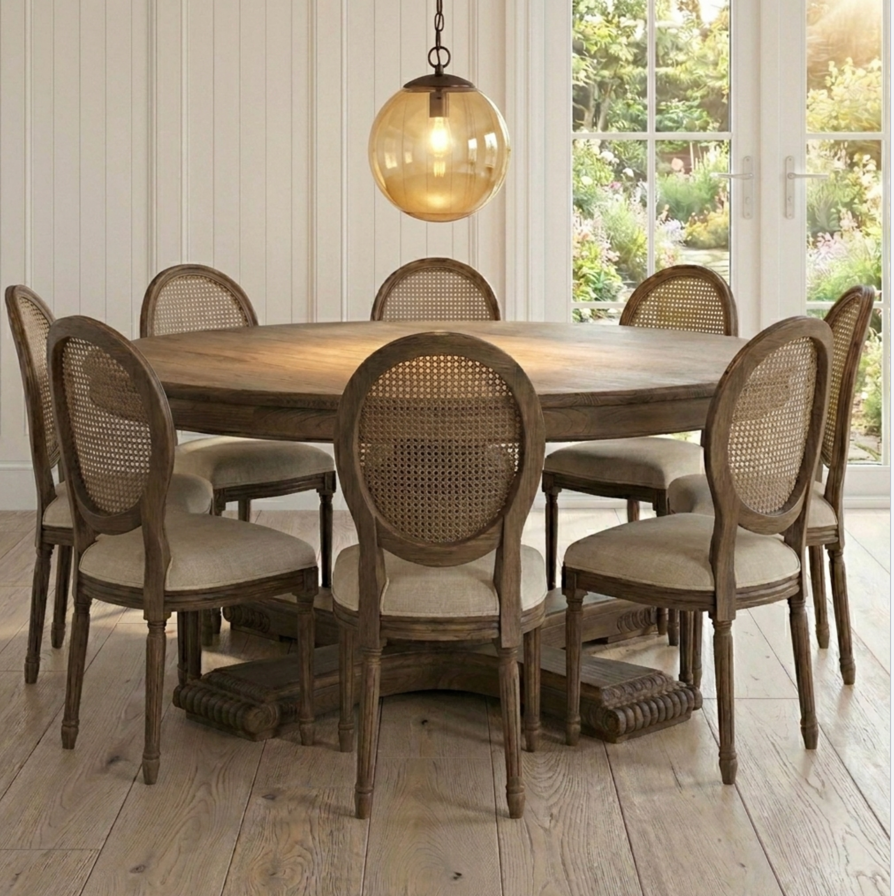 180cm Sofia Round Dining Table