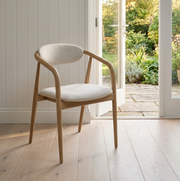 G Plan Isabelle Retro Dining Arm Chair in Taupe