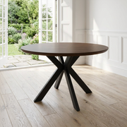 Boston Extending Round Table 1200-1600mm – Smoked