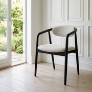ISABELLE ARM CHAIR (BLACK) !Special Offer!