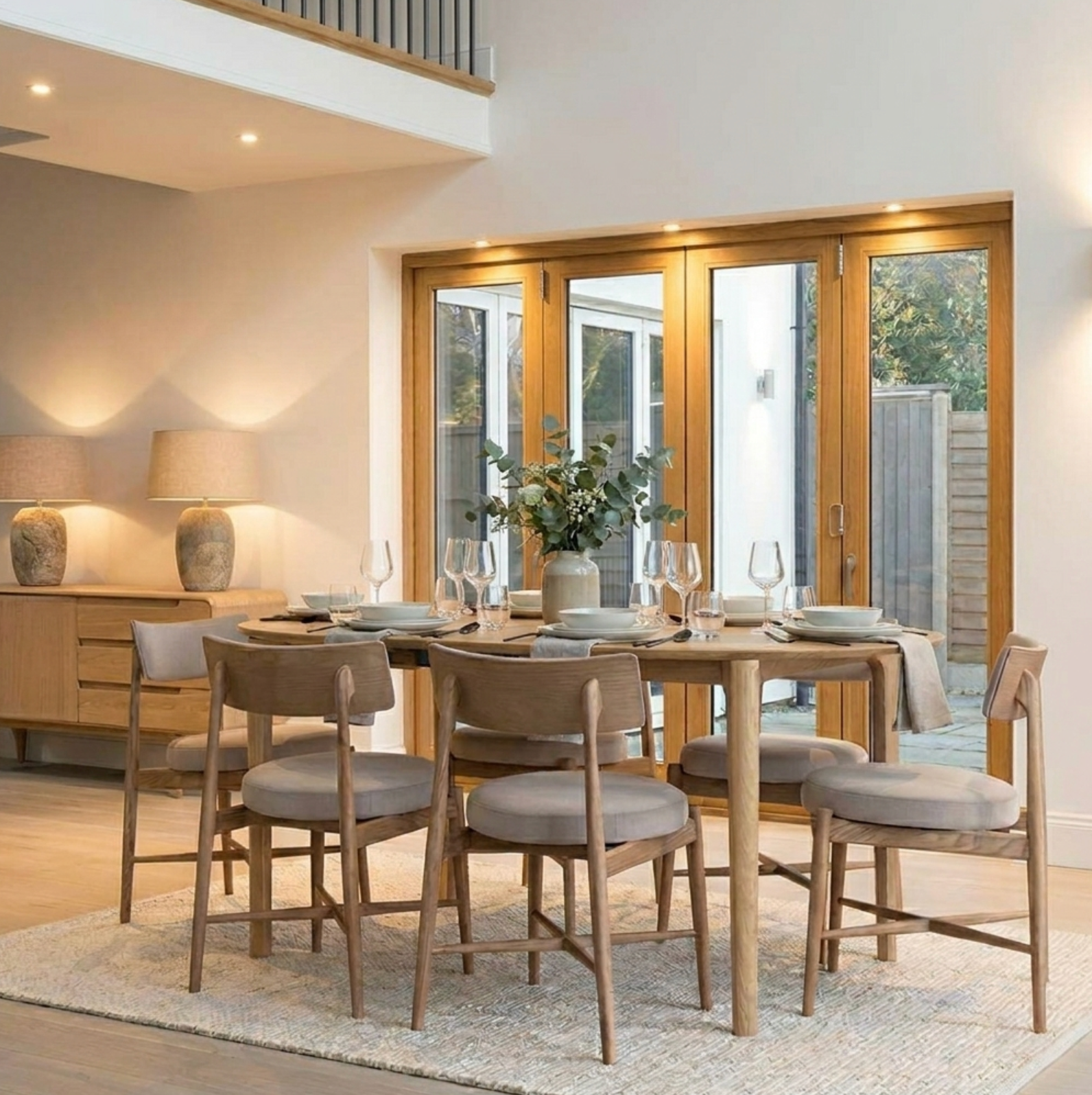 G Plan Winchester 130 - 170cm D-End Extending Dining Table sets
