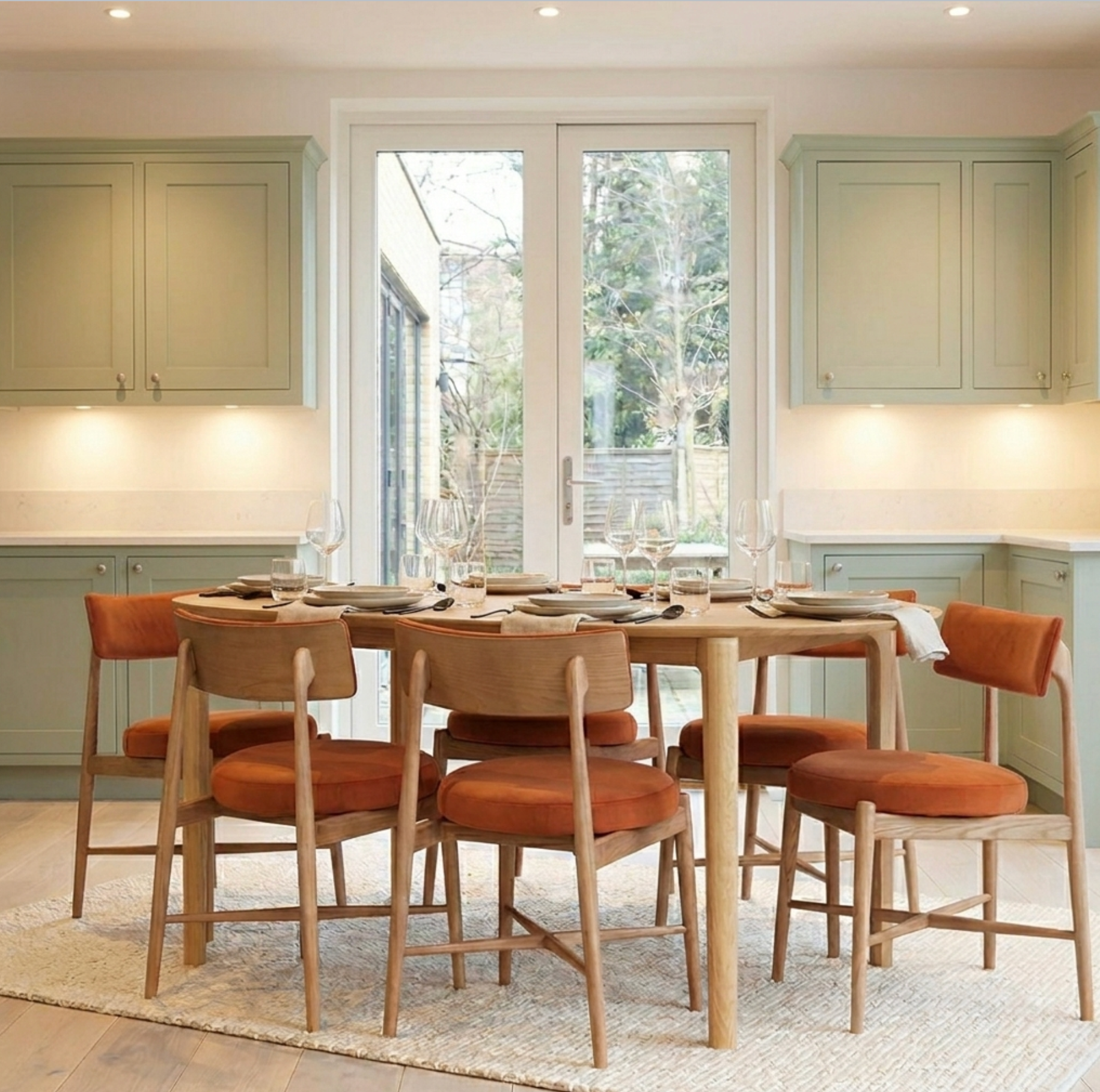 G Plan Winchester 130 - 170cm D-End Extending Dining Table