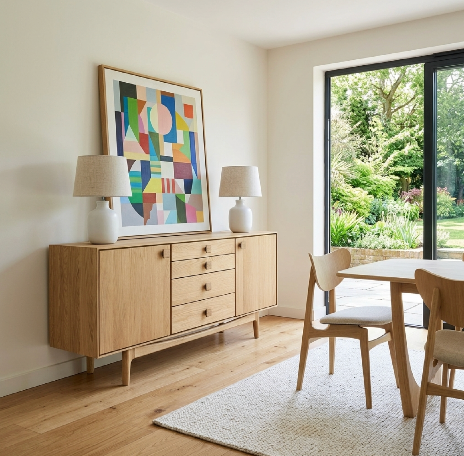 G Plan Larsen Oak Wide Sideboard !New for Summer!