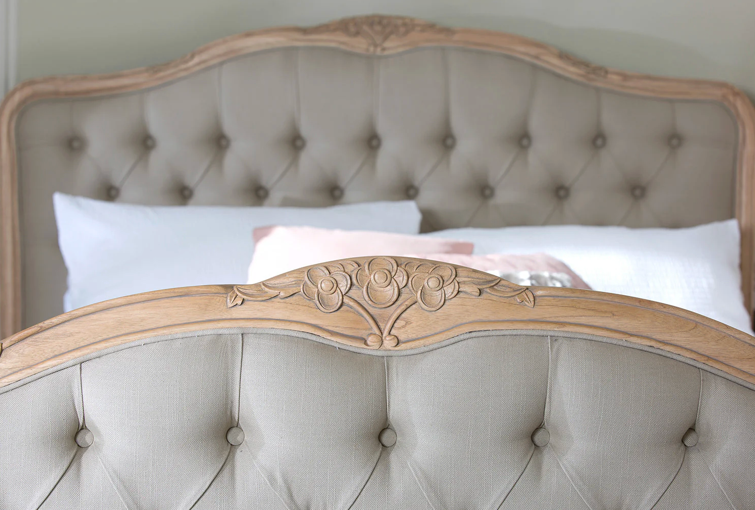 Limoges French Style Upholstered Bed
