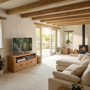 Torino Contemporary Oak Small Plasma Unit