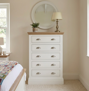 New England 5 Drawer Wellington