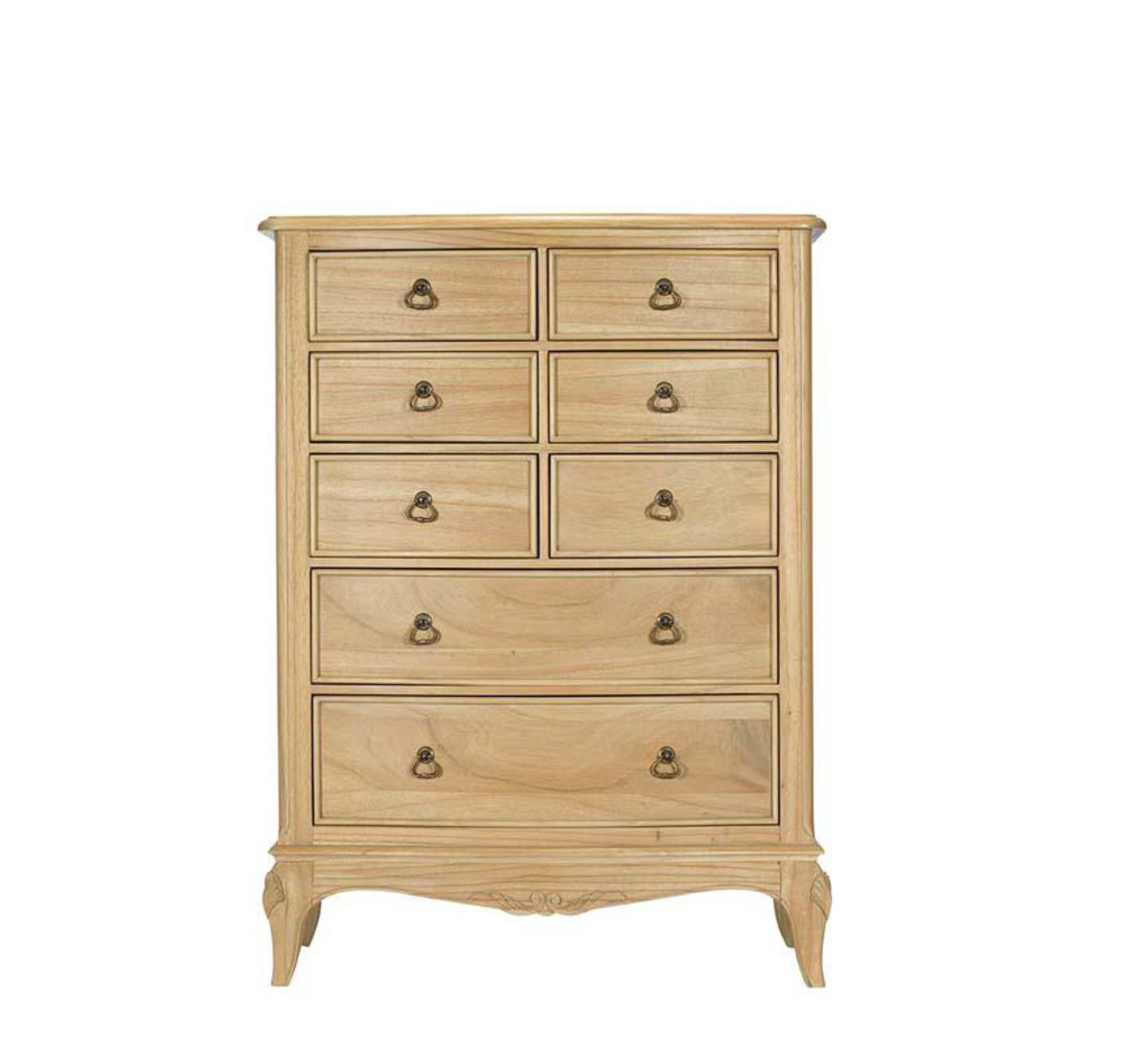 Limoges French Style 8 Drawer Tall Chest