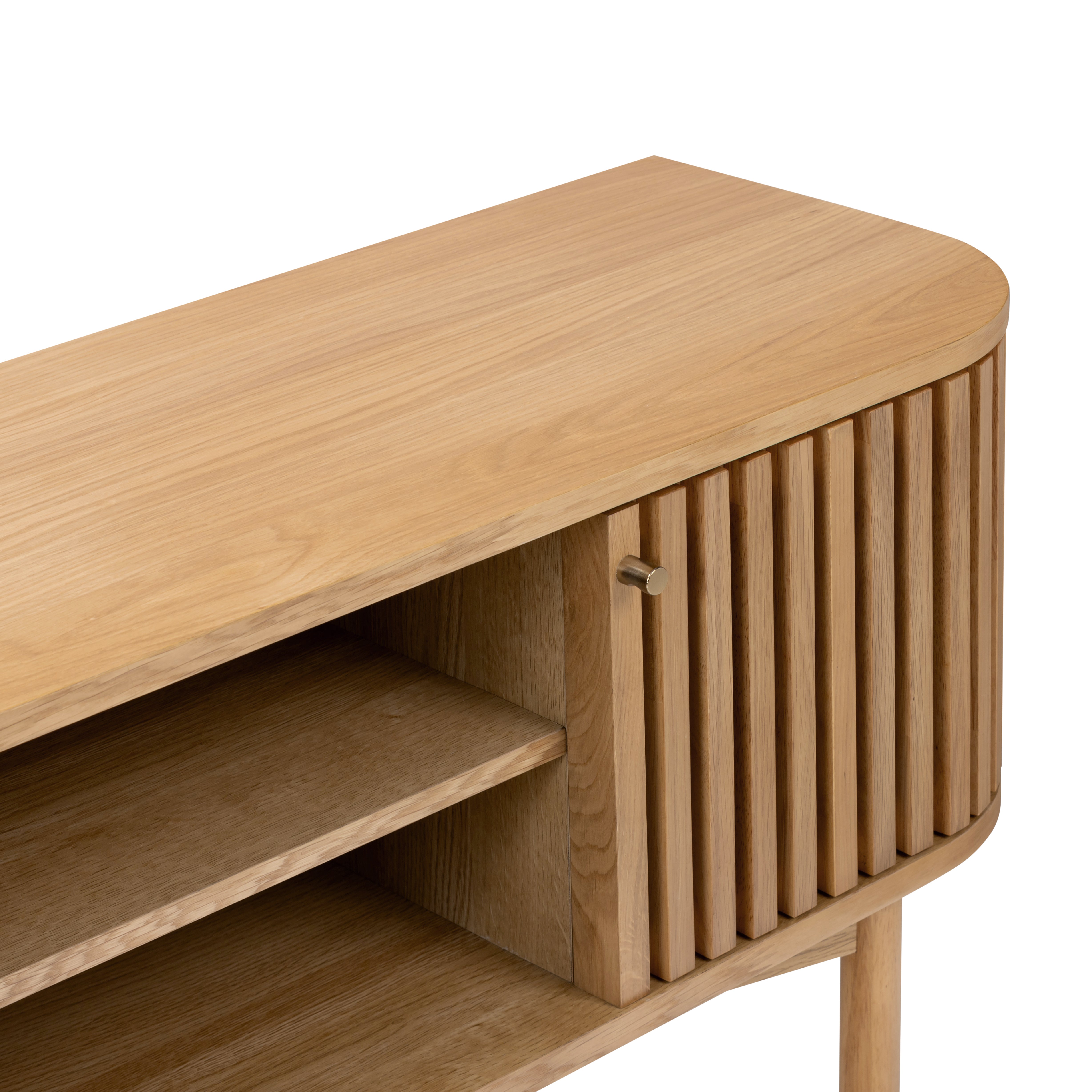 Soho Oak Large Tv Cabinet