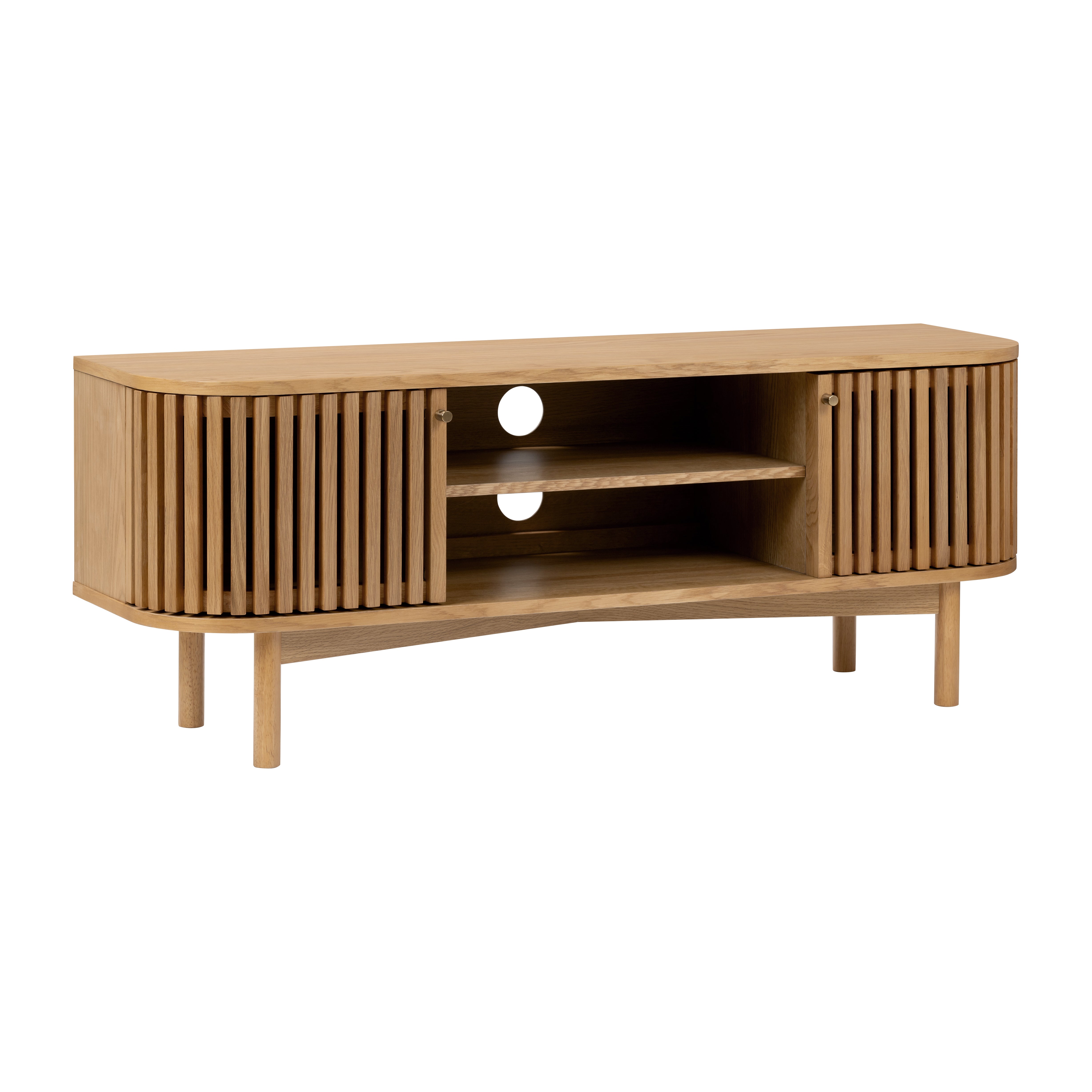 Soho Oak Large Tv Cabinet
