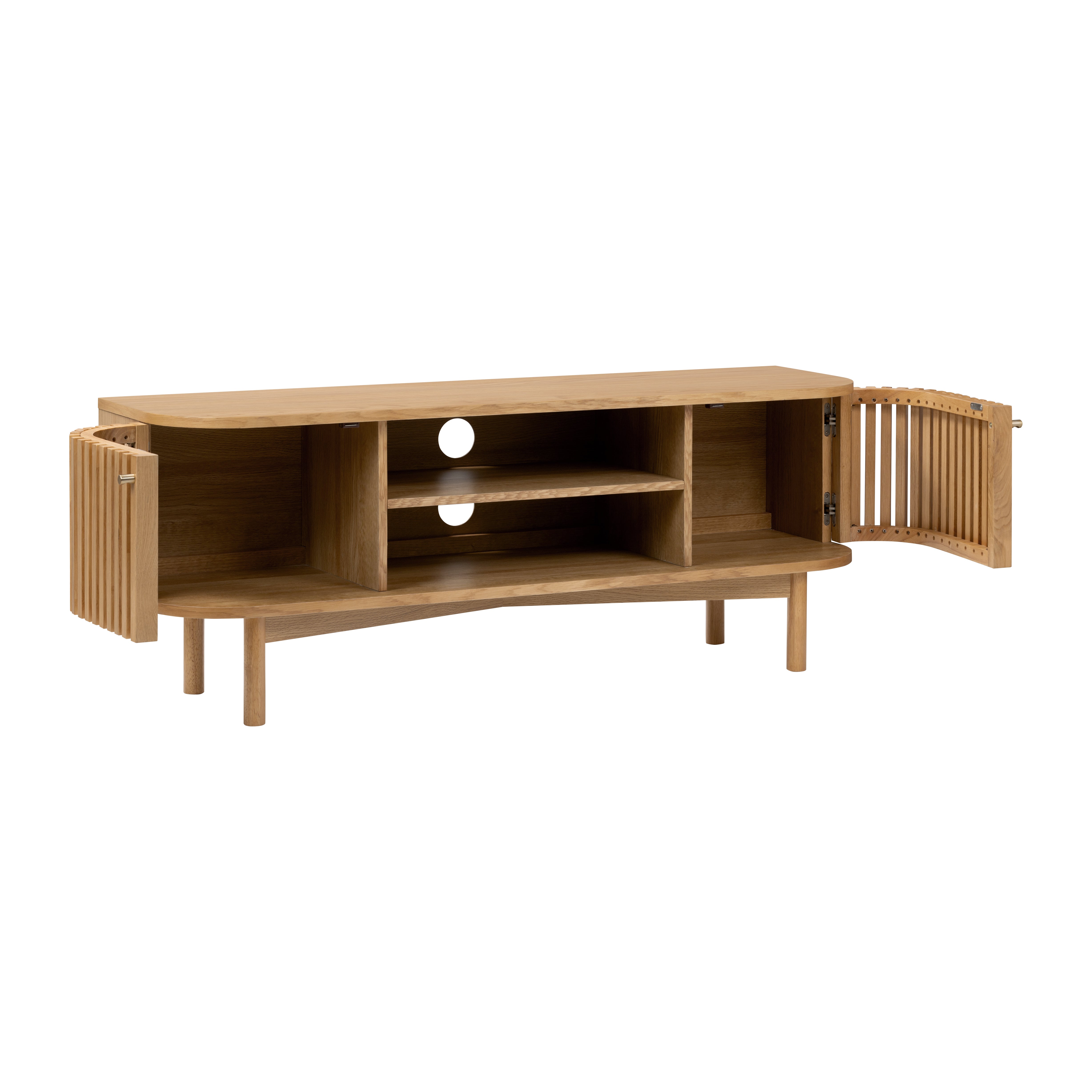 Soho Oak Large Tv Cabinet