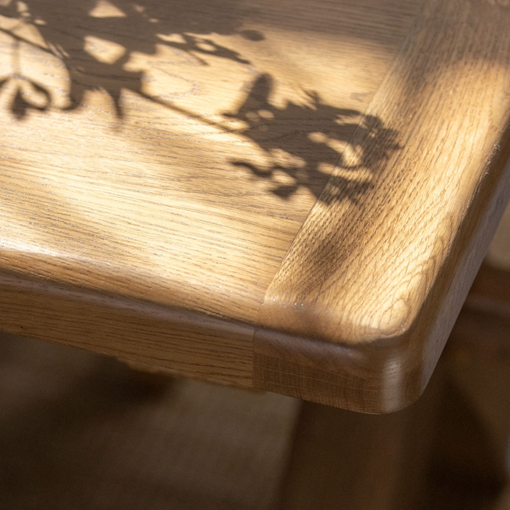 Tewkesbury Smoked Oak 130-180cm Extending Dining Table