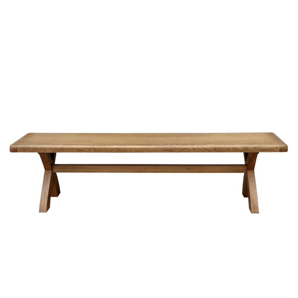 Tewkesbury Smoked Oak 200cm Dining Bench