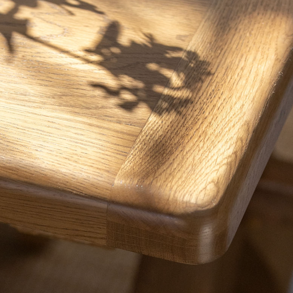 Tewkesbury Smoked Oak Cross-Leg 200-250cm Extending Dining Table