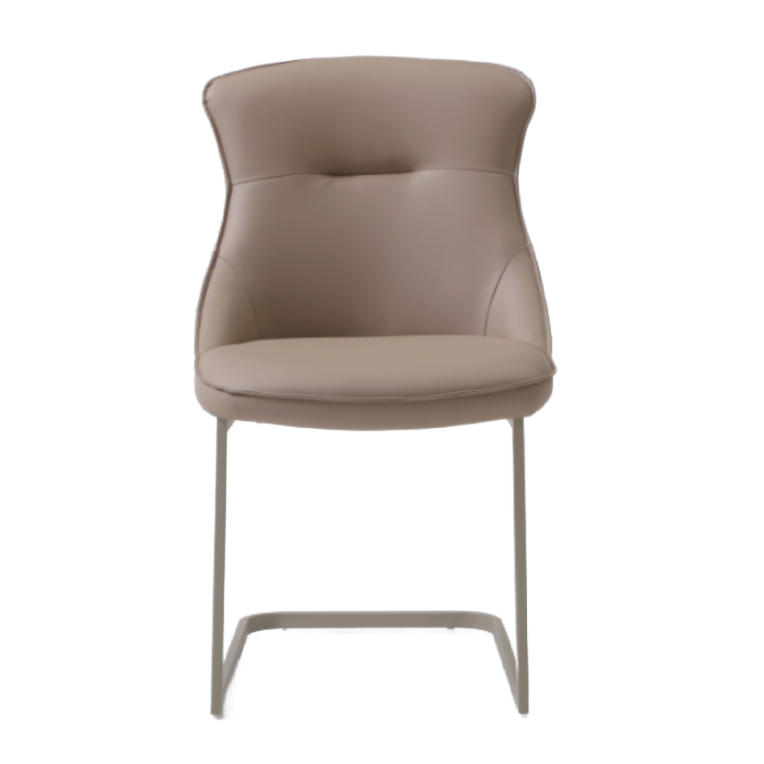Viano Cappuccino faux leather Chair