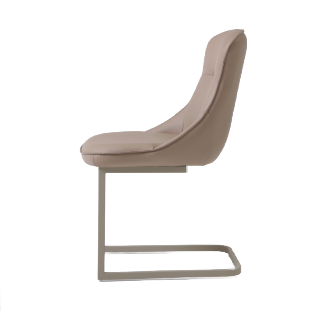 Viano Cappuccino faux leather Chair