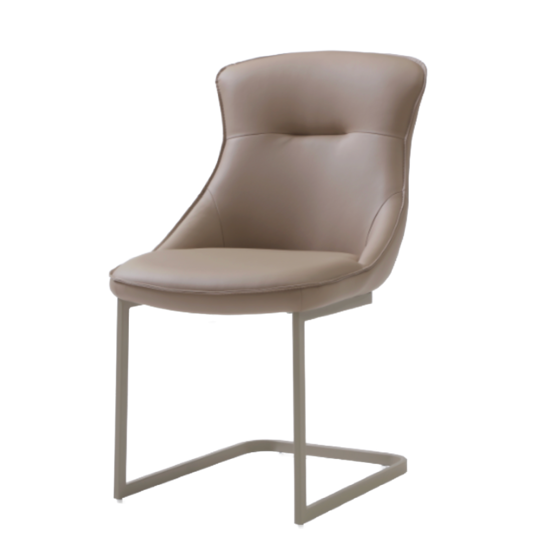 Viano Cappuccino faux leather Chair