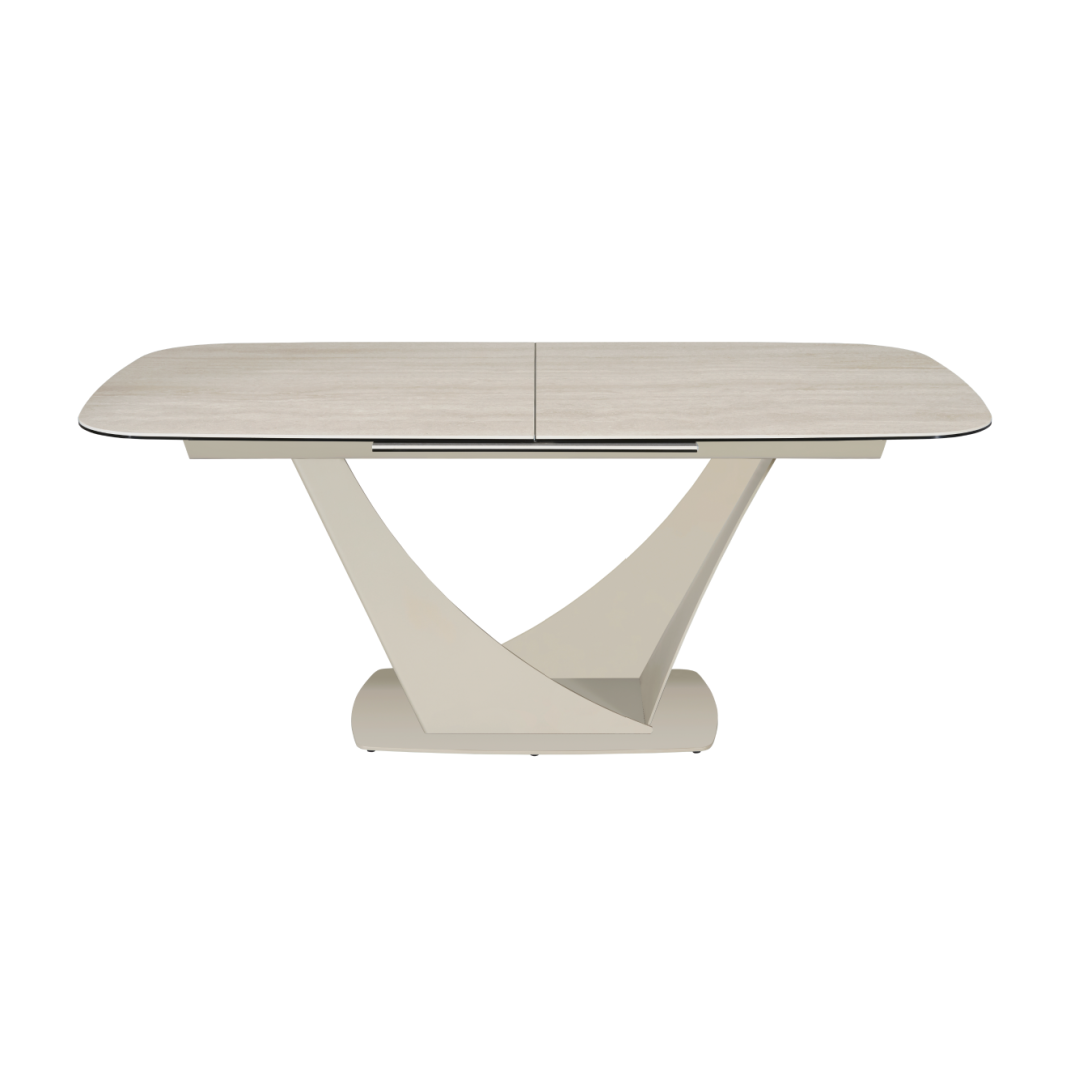 Viano Travertine Extendable Dining Table
