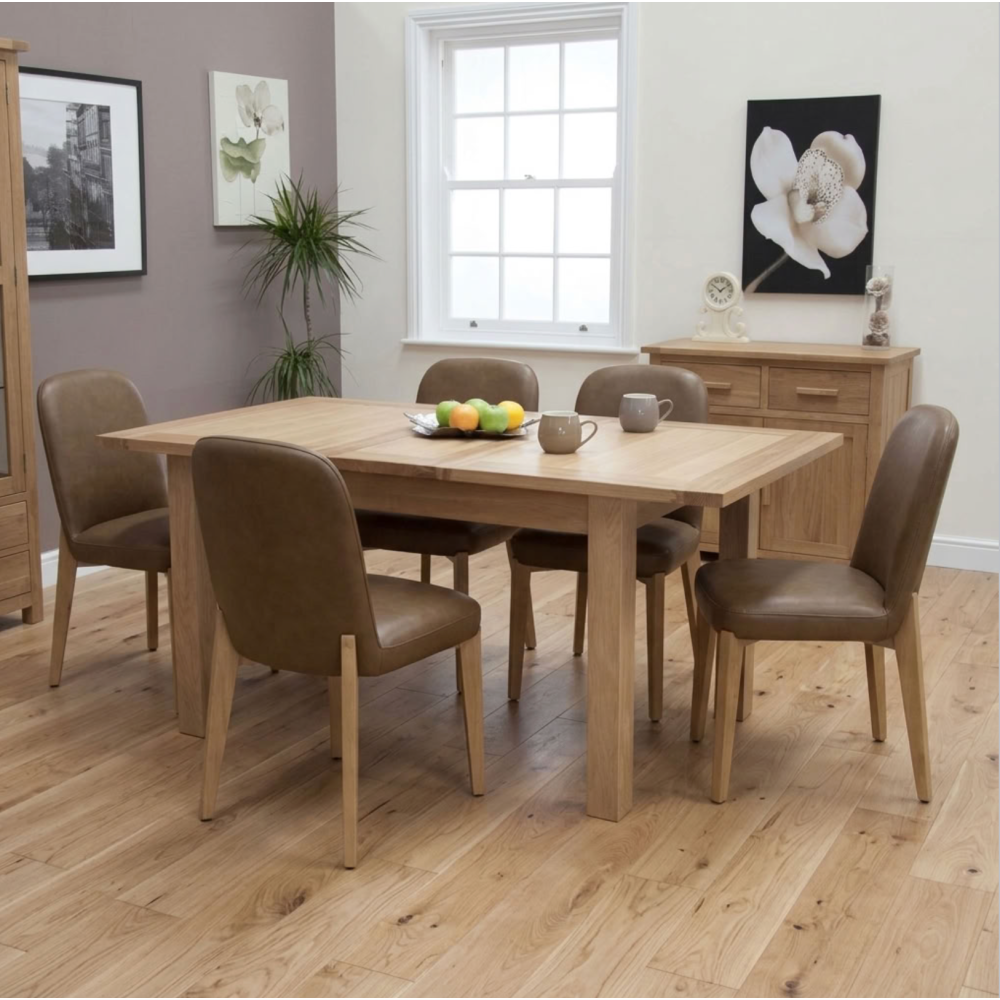 Opus Oak Extending Dining Table