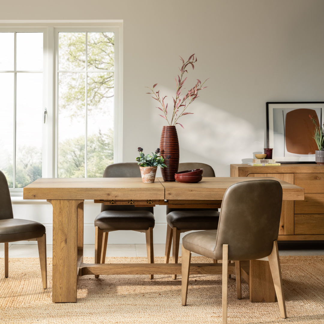 Wyatt Reclaimed Oak 184-260cm Extending Dining Table