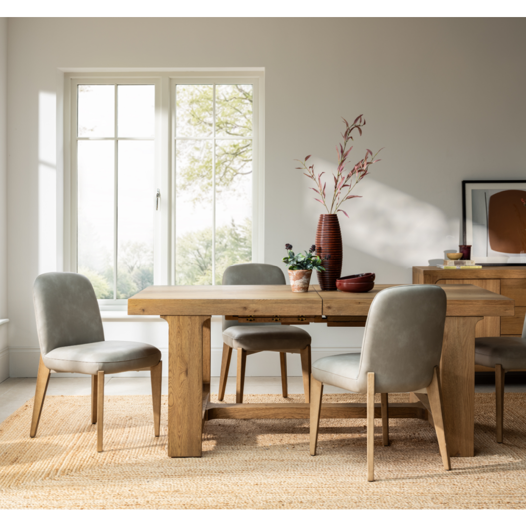 Wyatt Reclaimed Oak 184-260cm Extending Dining Table