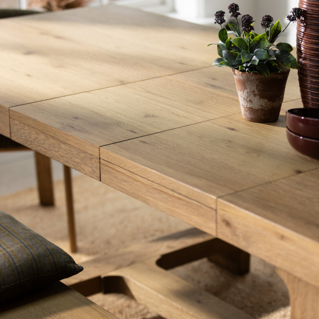 Wyatt Reclaimed Oak 184-260cm Extending Dining Table