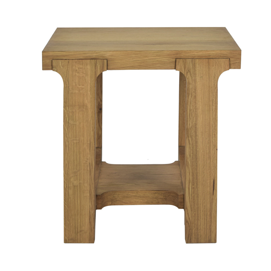 Wyatt Reclaimed Oak Lamp Table