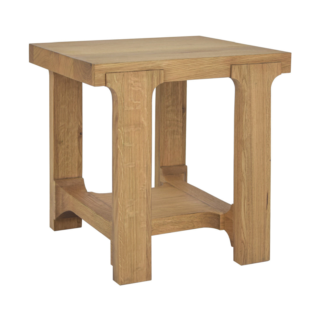 Wyatt Reclaimed Oak Lamp Table